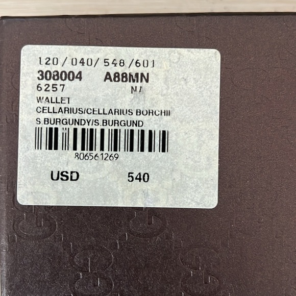 GUCCI Cellarius Burgundy Wallet - Picture 4 of 8